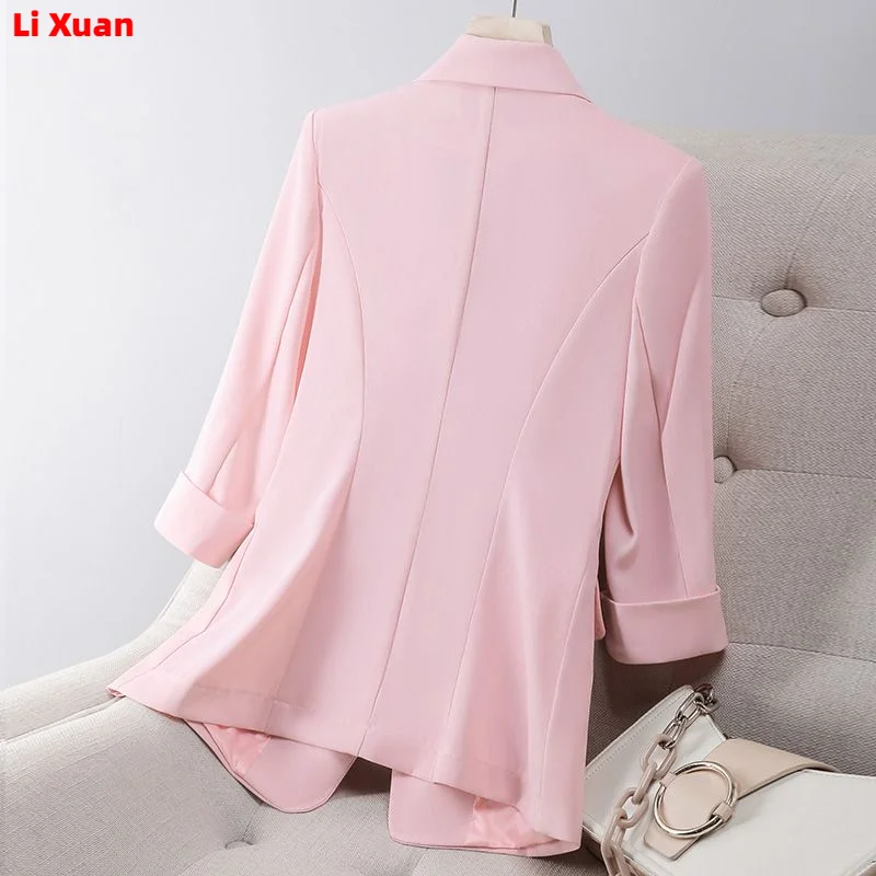 New Elegant Women Formal Suits For 2023 Summer High Quality Fashion Slim Casual Blazer And Pants Office Ladies Work Wear