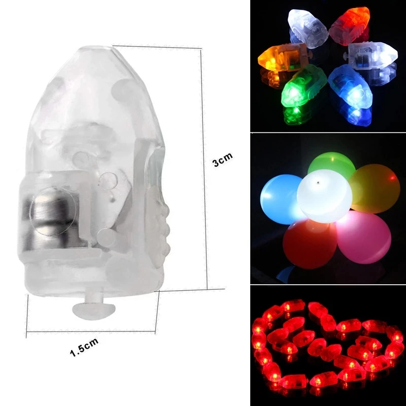30X LED Switch Balloon Light Bullet Head Flash Luminous Lamps Christmas Wedding Party Decorations Small Round Bulb Balloon Lamp images - 6
