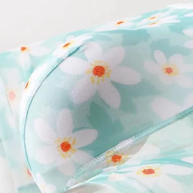 1 шт. мужские прозрачные трусы с принтом