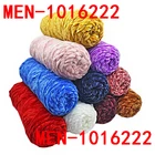 100 гкомпл. синель, пряжа для вязания, не скатывается, бархатные нитки, полиэстер, Мужская-1016222