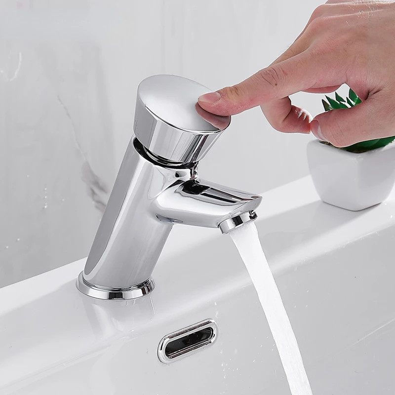 

Single Cold Water Faucet Washbasin Faucet Bathroom Basin Faucet Delay valve faucet Bathroom Accessories