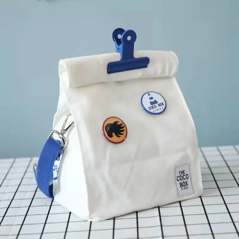 

2023 Kawaii Literary Handbag Girls 2023 Spring Summer Japanese portable canvas shoulder bag for women with free shipping