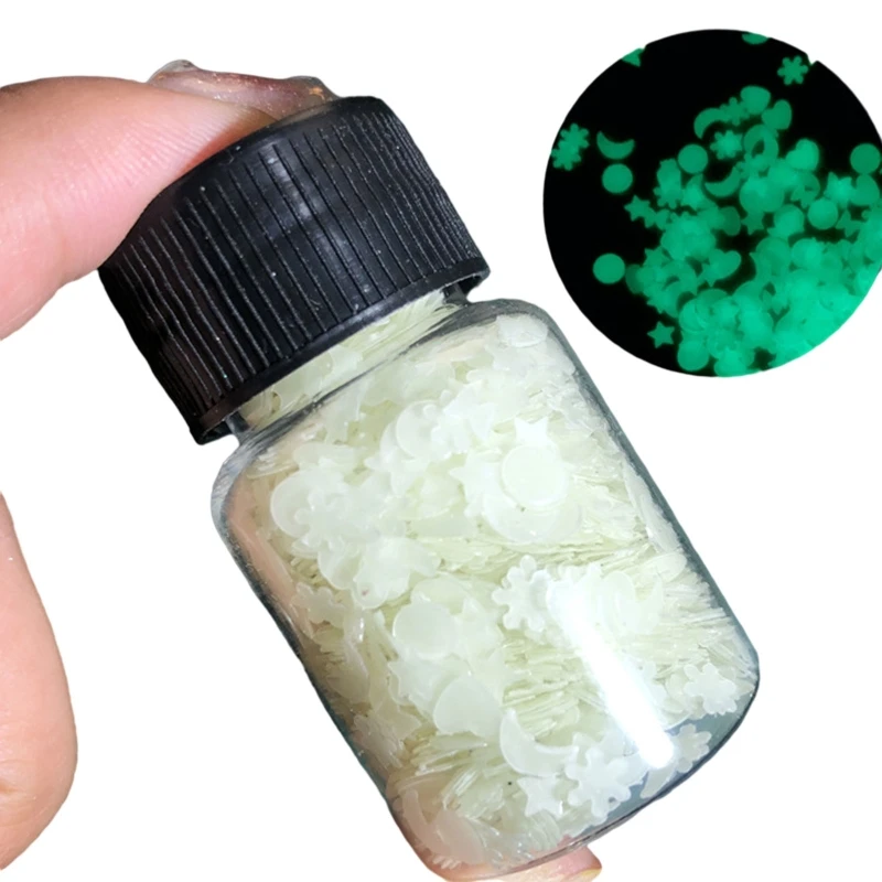 

Luminous Sequins Glow In The Dark Glitter For DIY Epoxy Mold Jewelry Findings Nail Art Craft Resin Filling Decoration