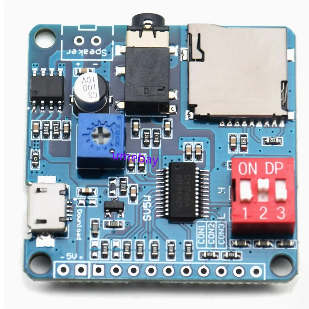 1 шт./модуль воспроизведения голоса MP3-плеер триггеры воспроизведение управление