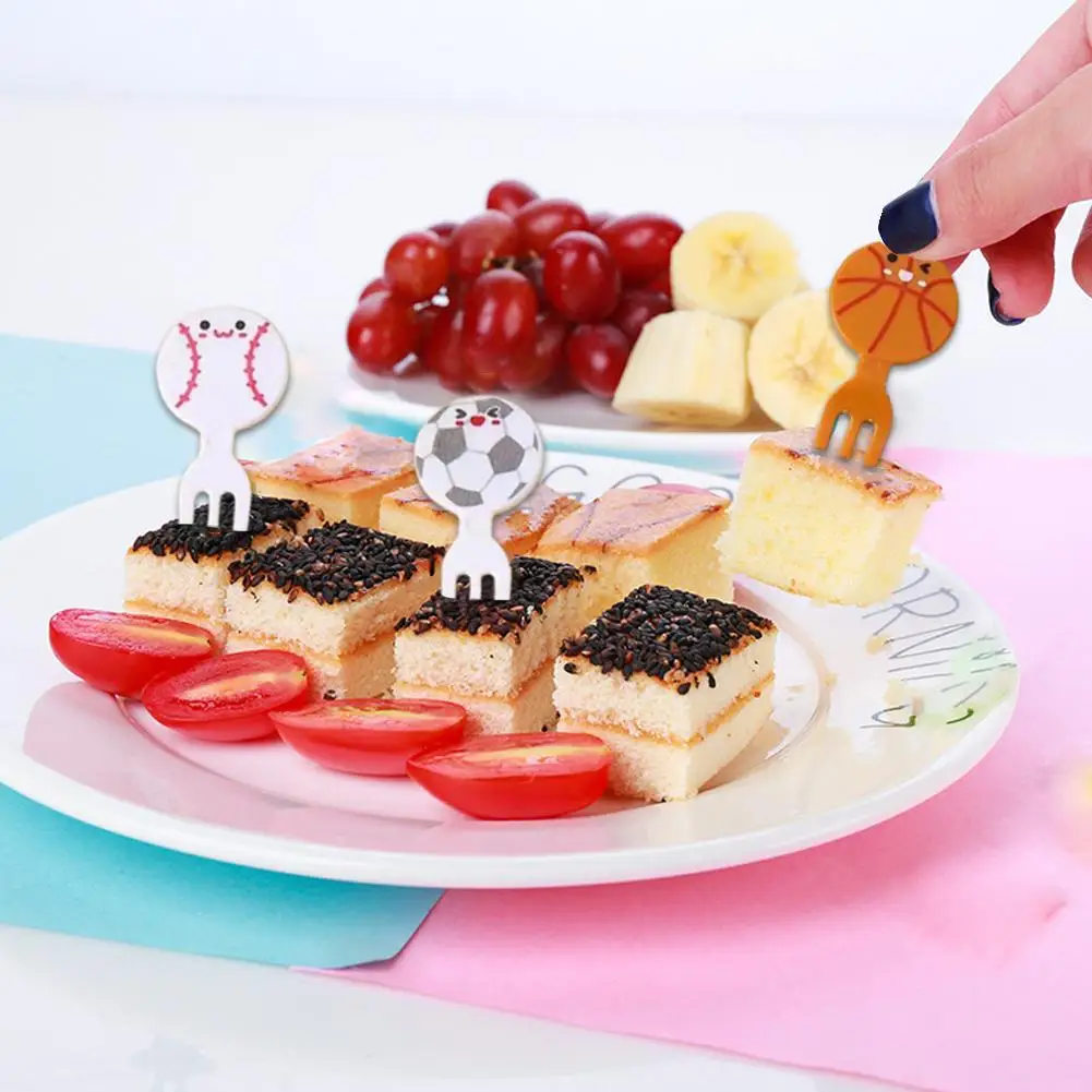 

Animal Fruit Fork Food Grade Plastic Mini Cartoon Kids Cake Fruit Party Decoration Lunch Accessories Bento Toothpick Bento T7Z1