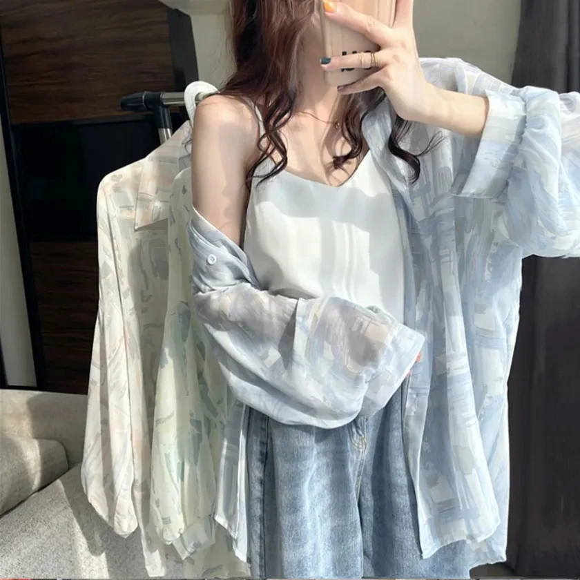 Женский тонкий летний свободный Джокер кардиган пальто из вискозы