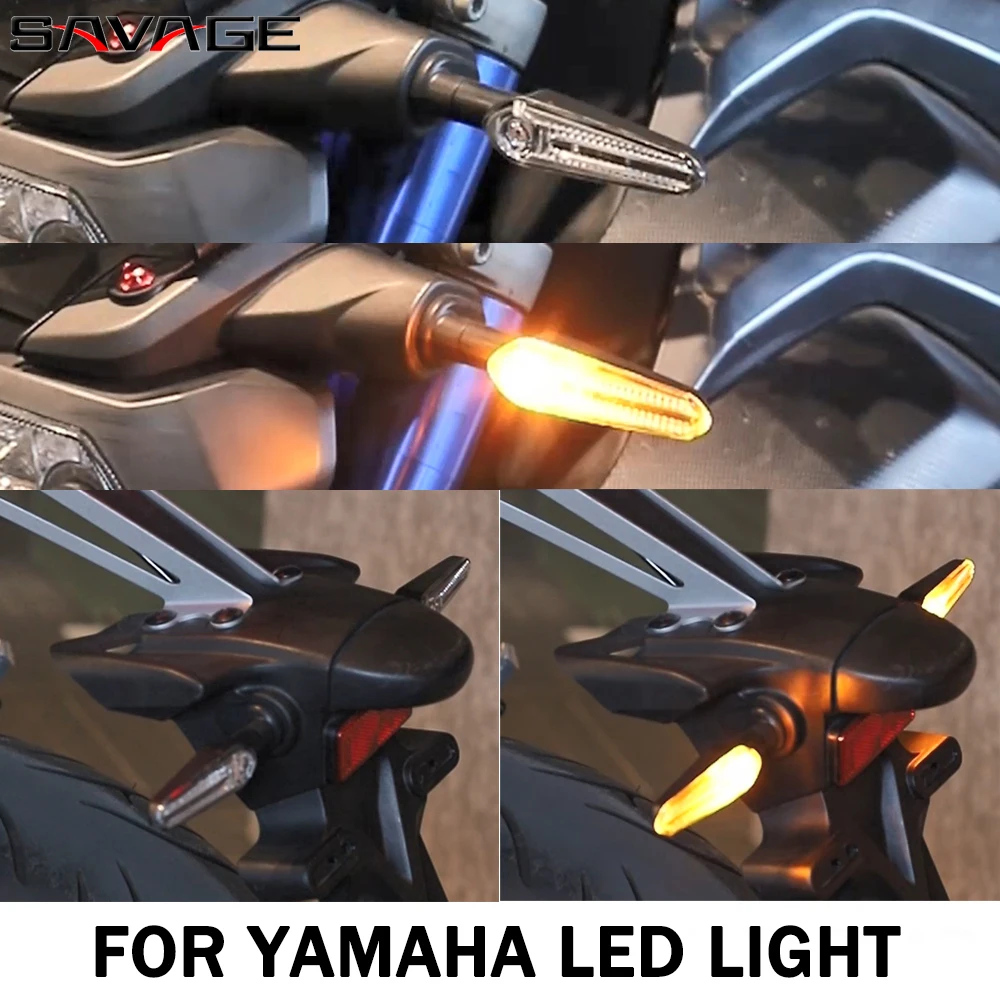 

Flasher Motorcycle Led For YAMAHAYZF R1 R3 R6 R125 MT07 MT09 Tenere 700 900 FZ1 FZ6 Tail Light Motorcycle LED Turn Signal Light