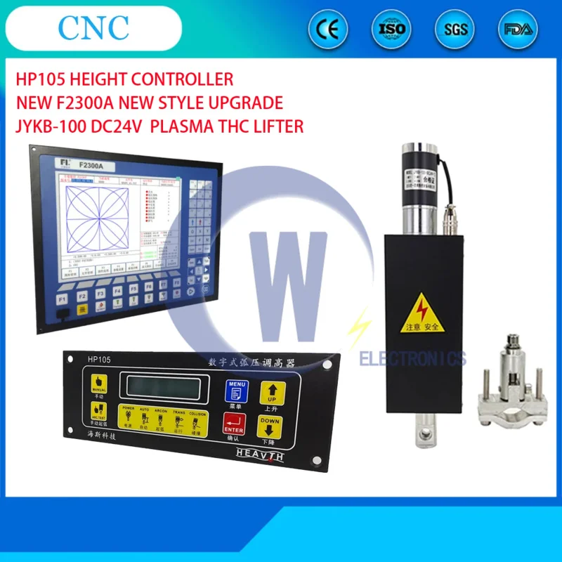 Новый комплект плазменного контроллера F2300a THC обновленный 2-осевой системы ЧПУ