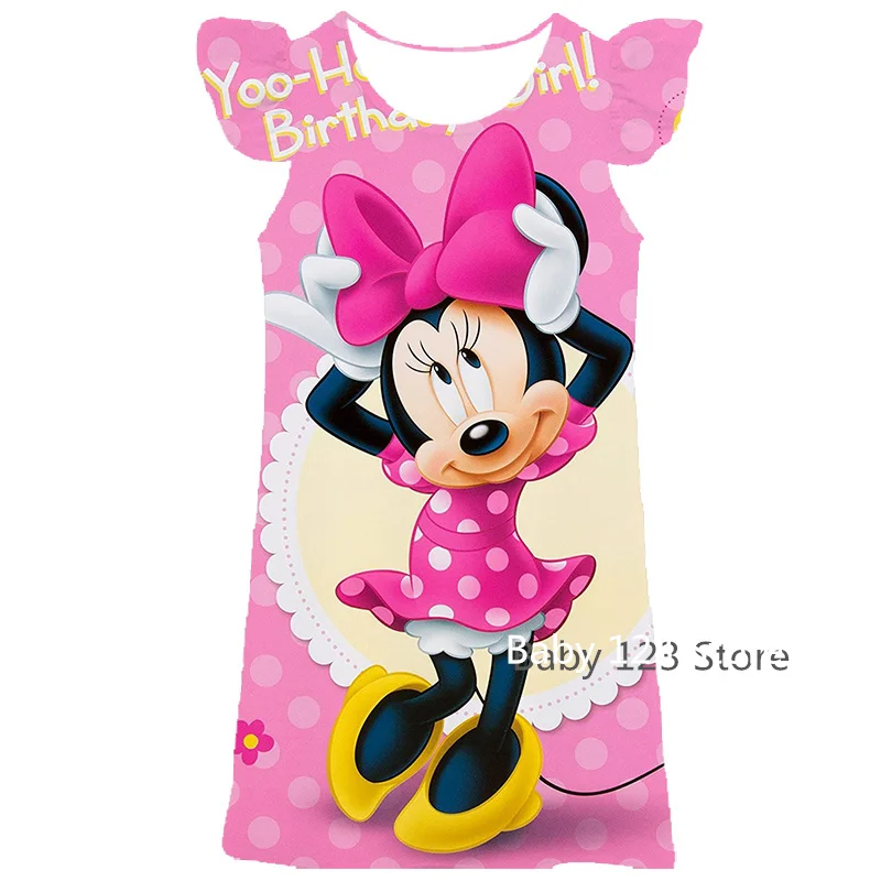 

Disney Minnie Dress Cosplay Princess Costume for Girls Kids Birthday Christmas Party Minnie party Dresses Clothing vestidos