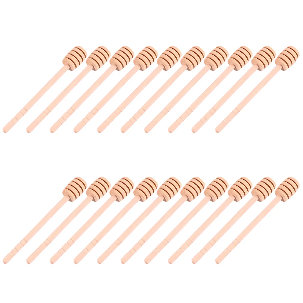 

Honey Stick Sticks Stirring Stir Server Spoons Spoon Mini Dippers Dipper Beverage Stirrers Wand Wood Mixing Portable Scoop Rods