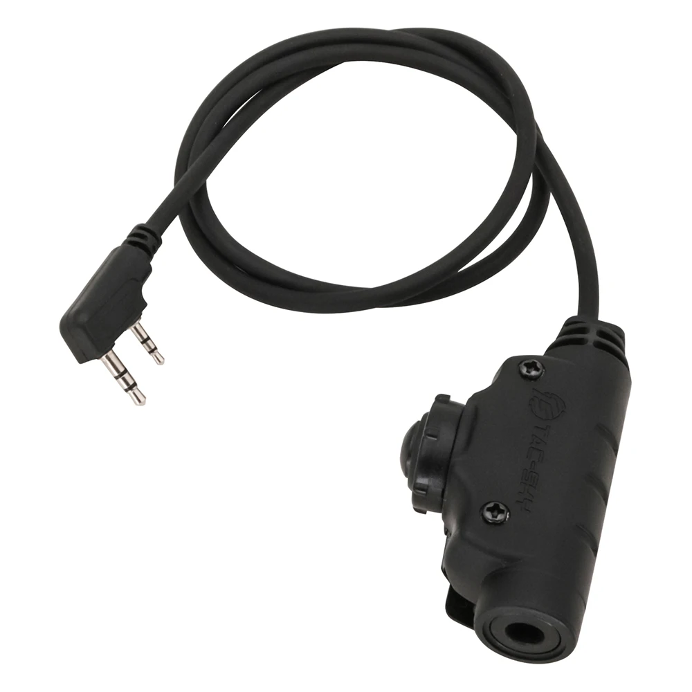 Tactical Ptt Airsoft Shooting Tactical Headset Adapter U94 V2 PTT for Kenwood/Midland/Motorala/Icom Walkie-Talkie Headphone PTT