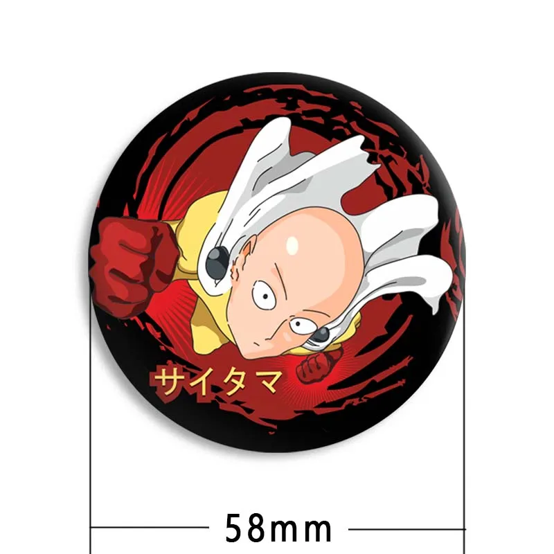 One Punch Man Pin Fans Collection Anime Figure Lapel Brooches for Women Backpacks Clothes Badge Cartoon Jewelry Accessories Gift |