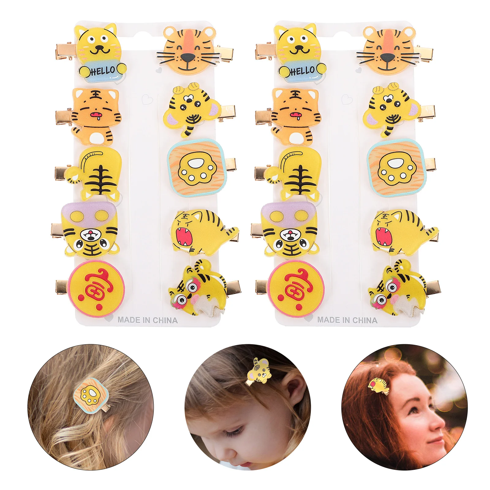 

Hair Clips Animal Barrettes Girl Year Cute Clip Little Favors Accessories Decoration New Party Girls Toddler Snap Pattern Kids