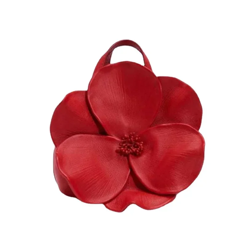 Модная розовая женская сумка с милым лепестком и цветком креативная сумка-ведро