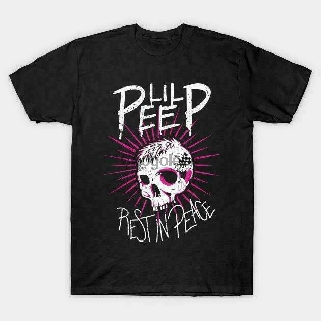 Забавная футболка Lil Peep Tribute забавная черная хлопковая винтажный подарок для