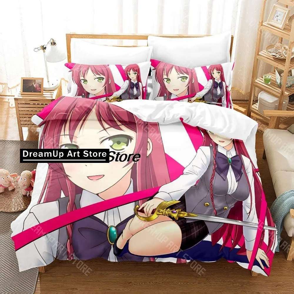 Комплект постельного белья Hataraku maou sama с 3D принтом, одинарный, полный, королевский размер, комплект постельного белья для взрослых и детей, пододеяльник для спальни, комплекты аниме-кровати Sh (art.: 3920cce7ebf00) - 3920cce7ebf00