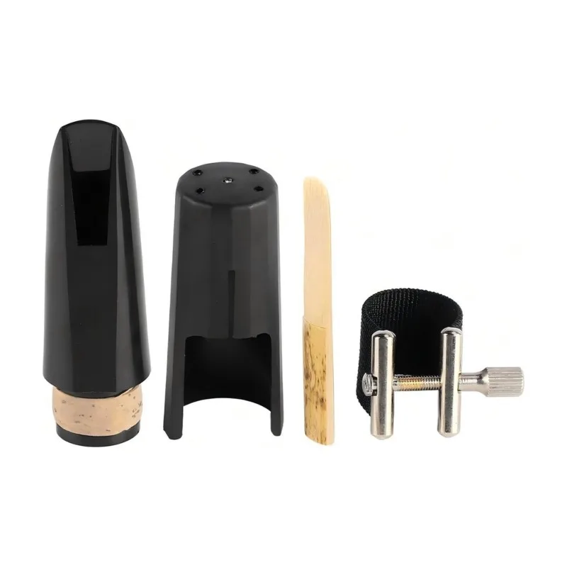 Фото Лигатура для кларнета A06F-Clarinet B Flat с регулируемыми винтами, комплект для кларнета Bb, для деревянных духовых инструментов №4