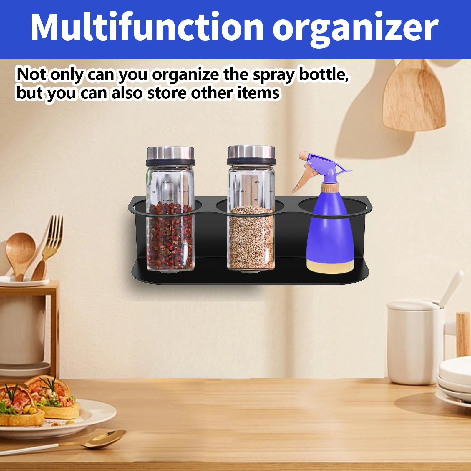 Держатель для бутылки с распылителем из нержавеющей стали 2/3 отверстиями