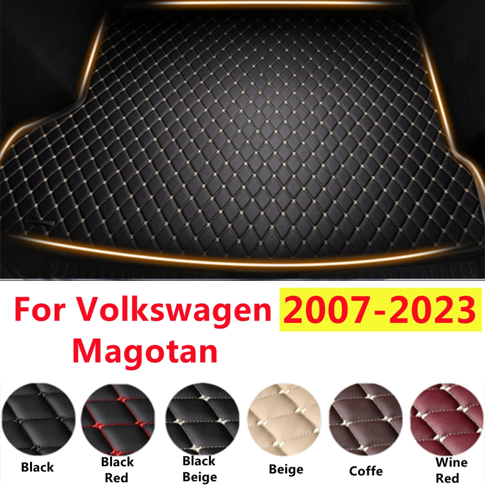 

SJ XPE кожаный коврик для багажника автомобиля подходит для Volkswagen VW Magotan 2007-08-2023 задний поднос для ботинок Авто лайнер грузовой ковер багажная грязевая подушка
