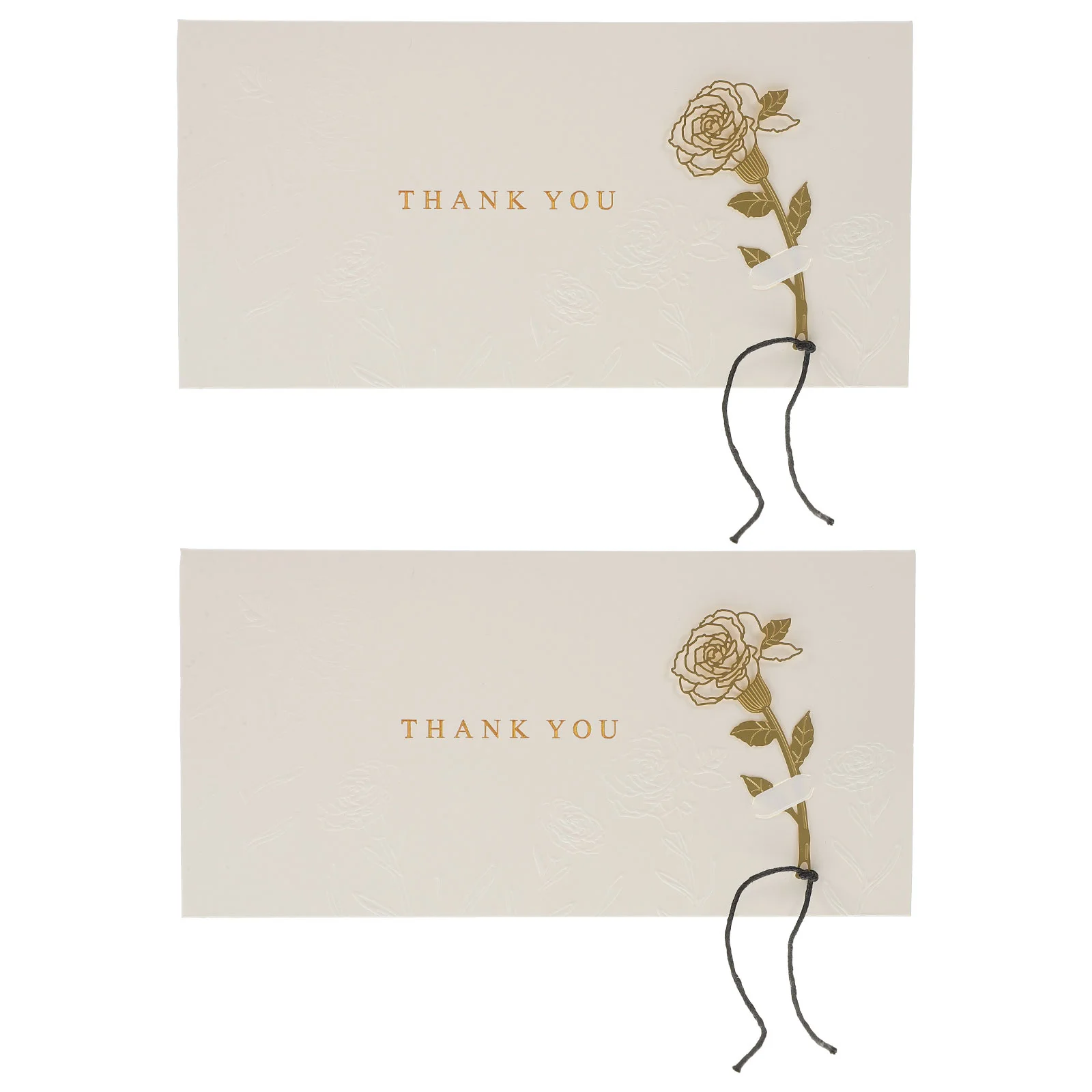 2pcs Blank Gift Greeting Cards Cards For Birthday Wedding