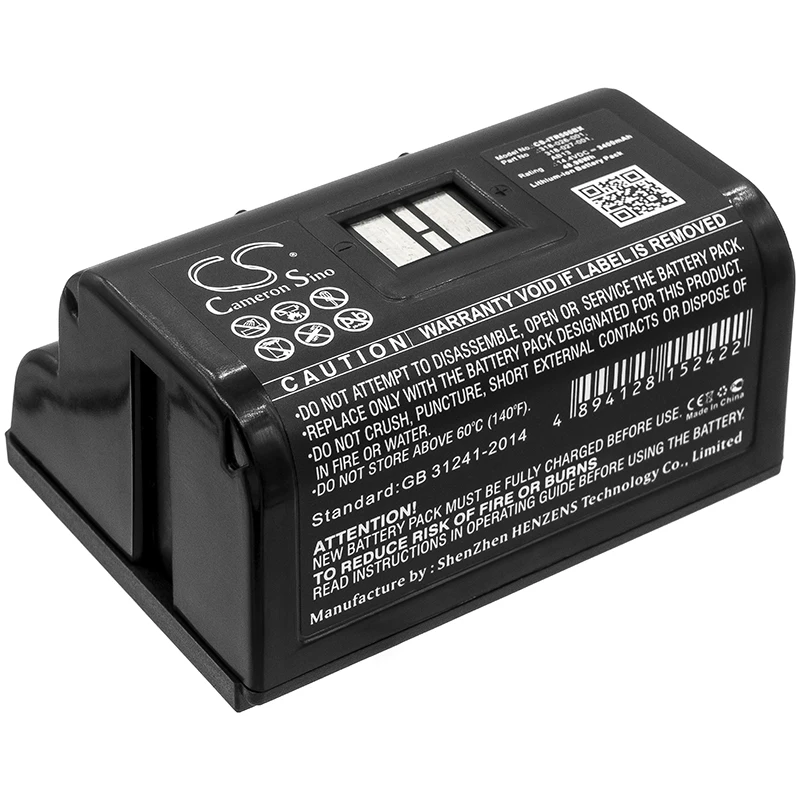 

Сменный аккумулятор CS для Intermec PB50, PB51, PW50, 318-027-001, 55-0038-000, AB13 3400mAh/48,96 WH