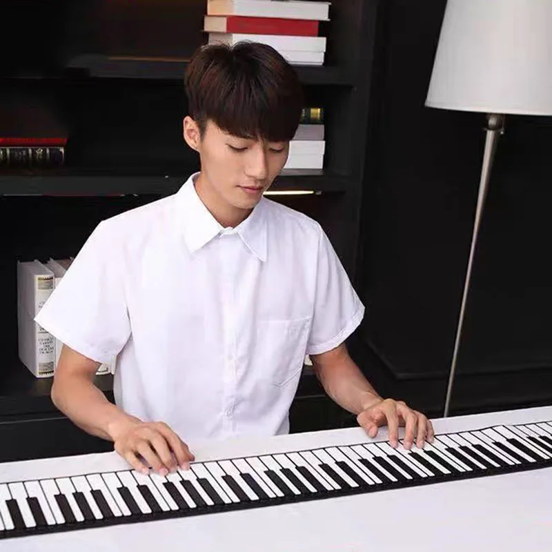 

Electronic Professional Piano Portable Learning Hand Roll Folding Piano Children Musical Synthesizer Teclado Instruments