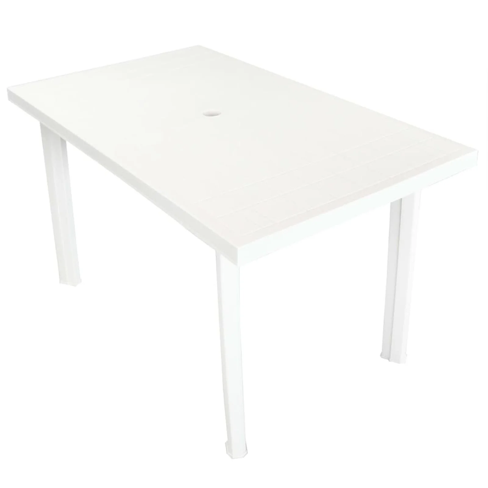 

Garden Table White 49.6"x29.9"x28.3" Plastic