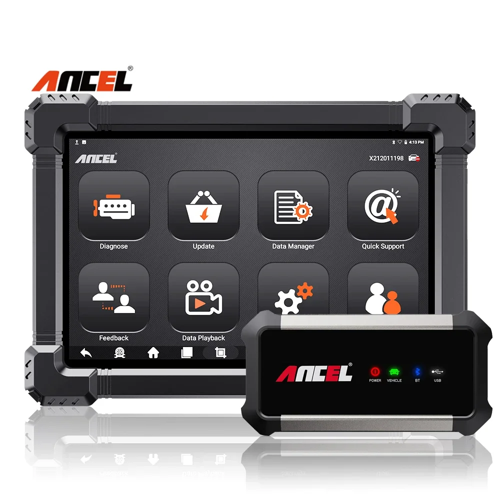 Диагностические инструменты для тяжелых грузовиков Ancel X7 HD Автомобильный сканер