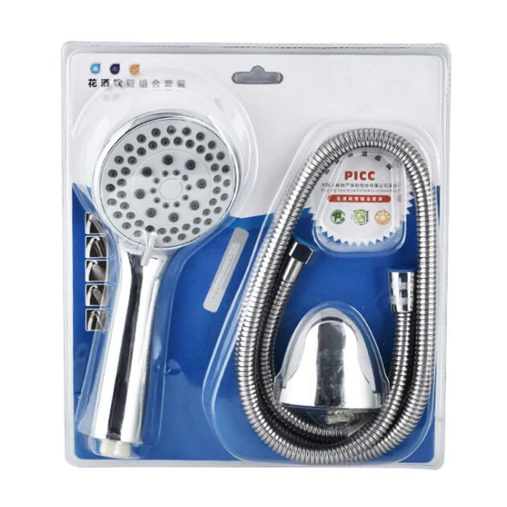 

Универсальная насадка для душа для ванной комнаты, ручная насадка для Дождевого душа, герметичная ручная насадка для душа, шланг и основани...