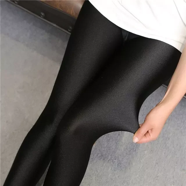 

2022 Lady Push Up Slim Leggings Fashion New Style Shine Legging Girl Black Leggings Summer Autumn Fitness Pant