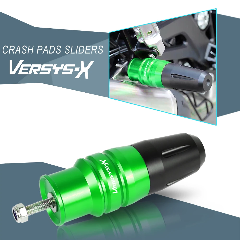 

Аксессуары для мотоциклов Kawasaki Versys-X Versys X 2017-2019 2020 CNC, поломка защиты от падения, защита выхлопных слайдеров, защита