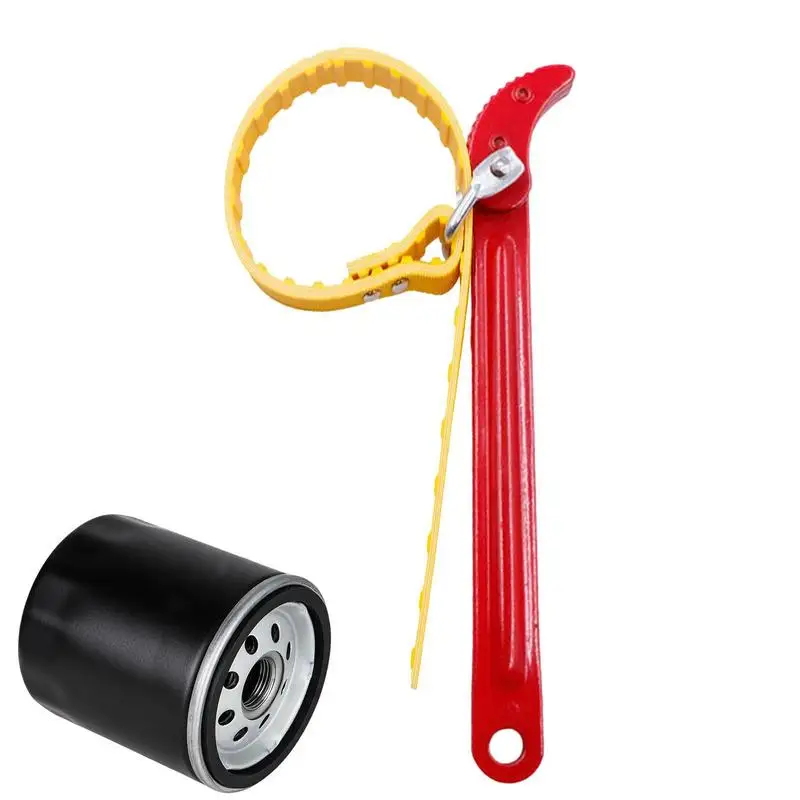 

Belt Wrench Oil Filter Puller Strap Spanner Chain Wrench Strap Opener Adjustable Filter Cartridge Disassembly Tool