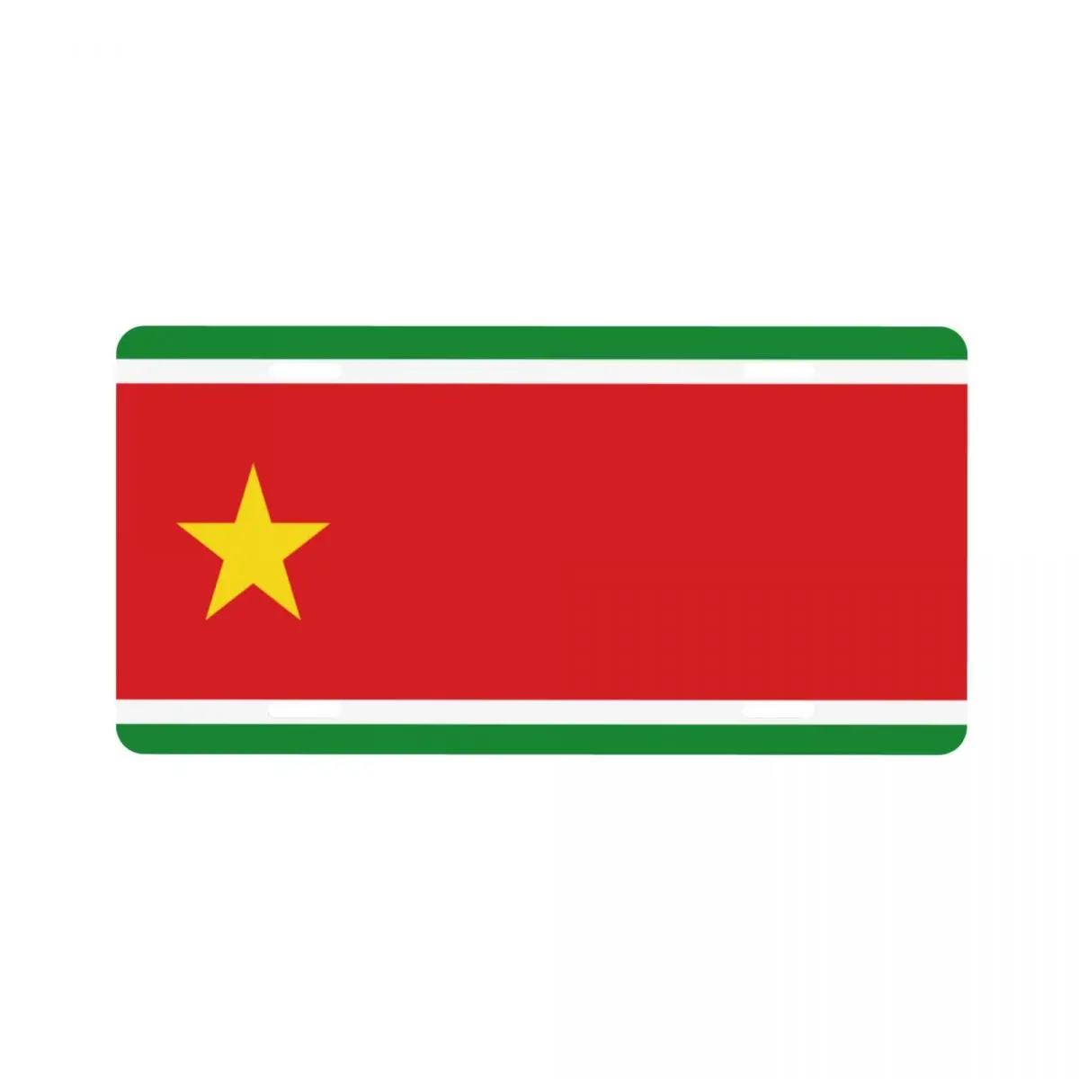 

French Guadeloupe Islands Flag 6inX12in car license plate decoration