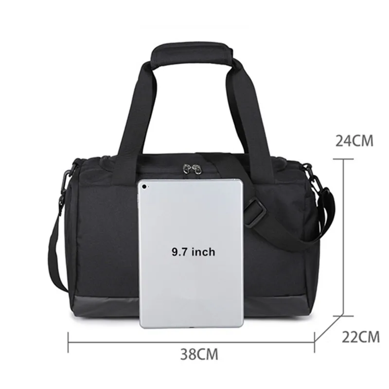 Спортивные сумки для мужчин Женская дорожная сумка с карманом обуви женская