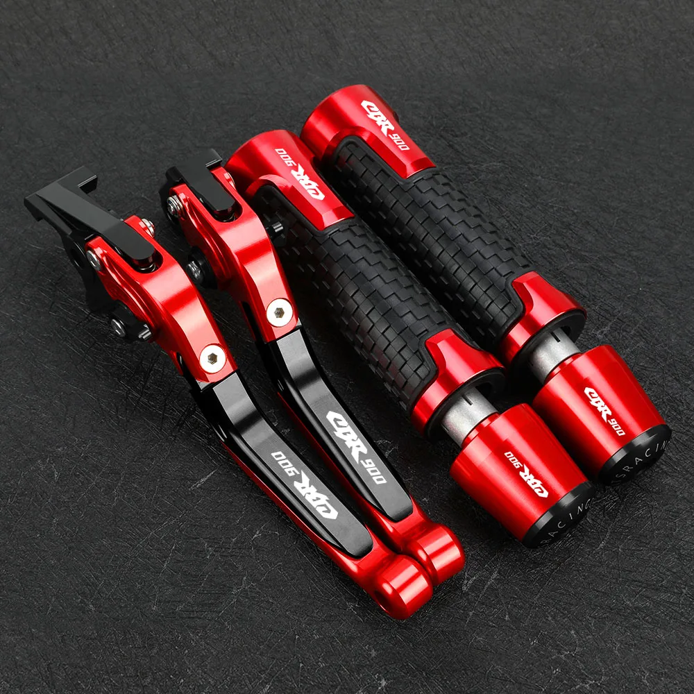 

FOR Honda CBR900 CBR 900 1992-1997 Motorcycle Extendable Brake Clutch Levers Handlebar Handle Grips Ends Caps Slider Accessories