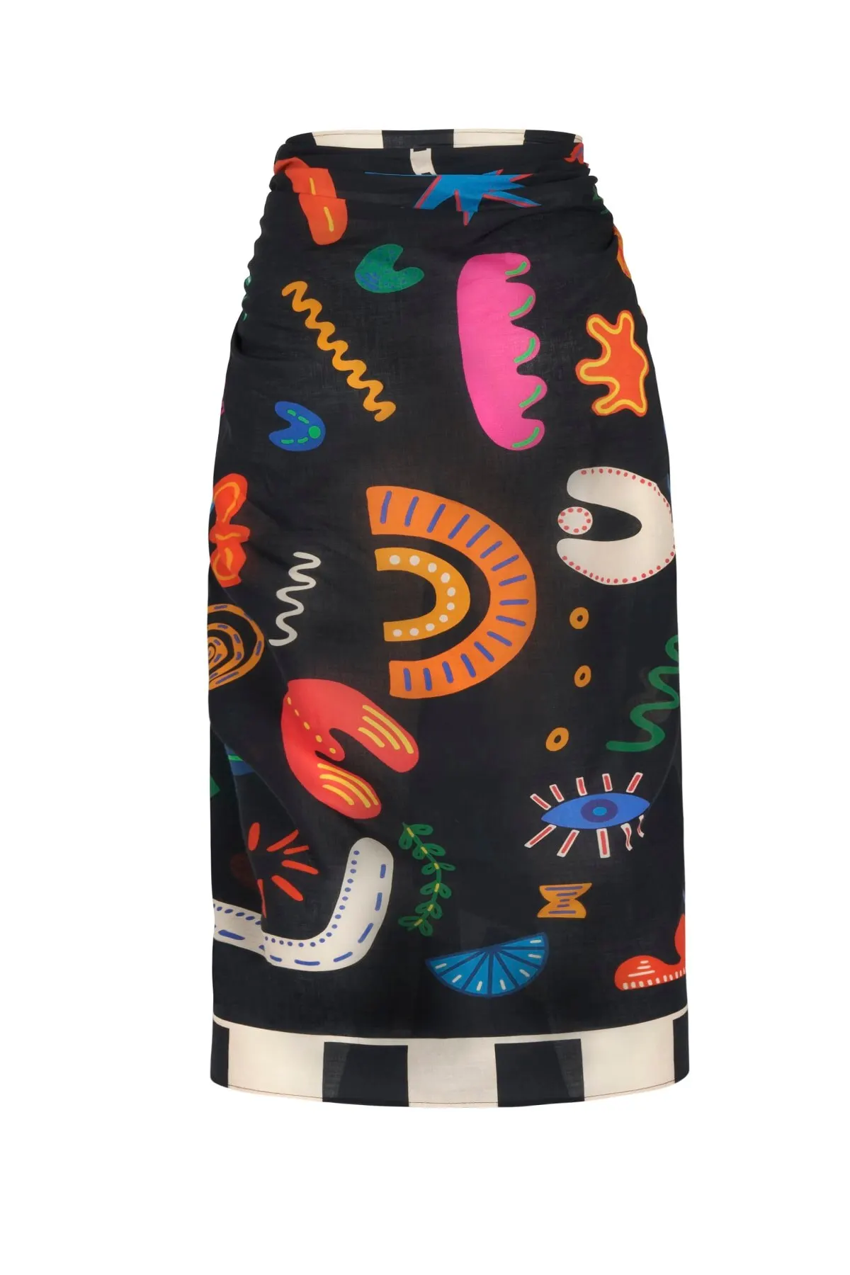 

Парео женское с принтом Лены, черный купальный костюм, накидка, пикантная туника, пляжная одежда, женский пляжный комплект бикини, свободное...