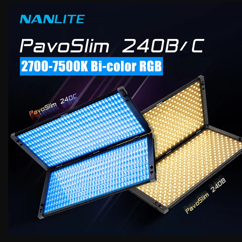 Узкая панель Nanlite павильонный 240C 240B яркая разноцветная фотография яркость 2700-7500K
