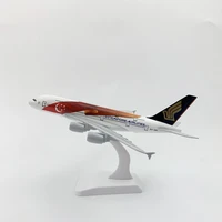1820cm alloy metal red air singapore airlines flag airbus 380 a380 airways painting diecast airplane model plane aircraft gifts