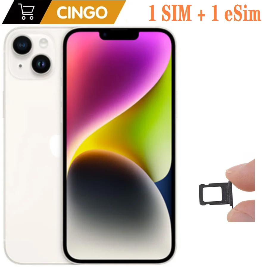 IPhone 14 6GB RAM 128GB /256GB ROM A15 5G 1 SIM + 1 eSIM 6,1 IPhone 14 6GB RAM 128GB /256GB ROM A15 5G 1 SIM + 1 eSIM 6,1