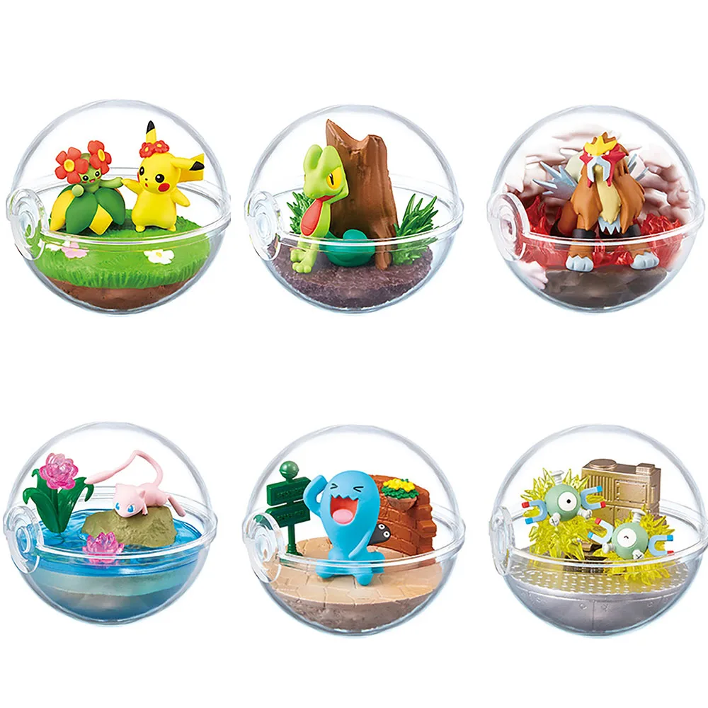 

Pokemon Anime Figure Kawaii Poke Ball Mewtwo Pikachu Cartoon Movie Peripheral Toy Figurines Collection Model Toys Children Gifts