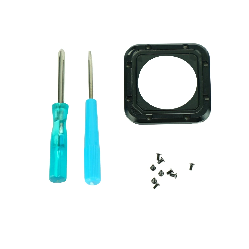 

Practical Lens Cover Kit Accessories With Screwdrivers Durable Aluminum Alloy Protective Replacement For GoPro Hero 4 Session