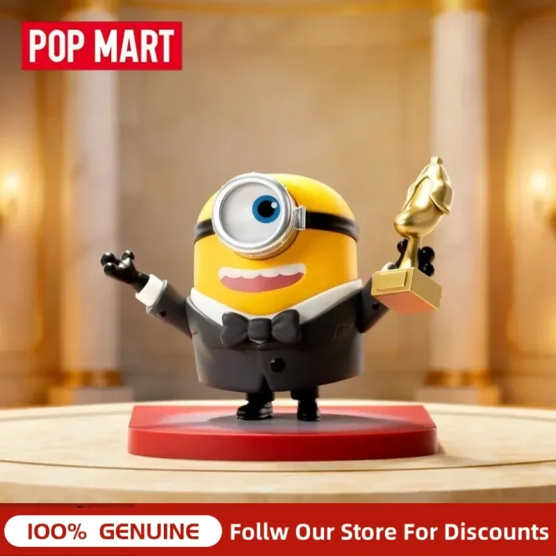 Фото Новая оригинальная коллекционная фигурка Pop Mart Minions & Monsters в закрытой упаковке, аниме-фигурка для декора рабочего стола, подарок для взрослых коллекционеров и любителей хобби. №4