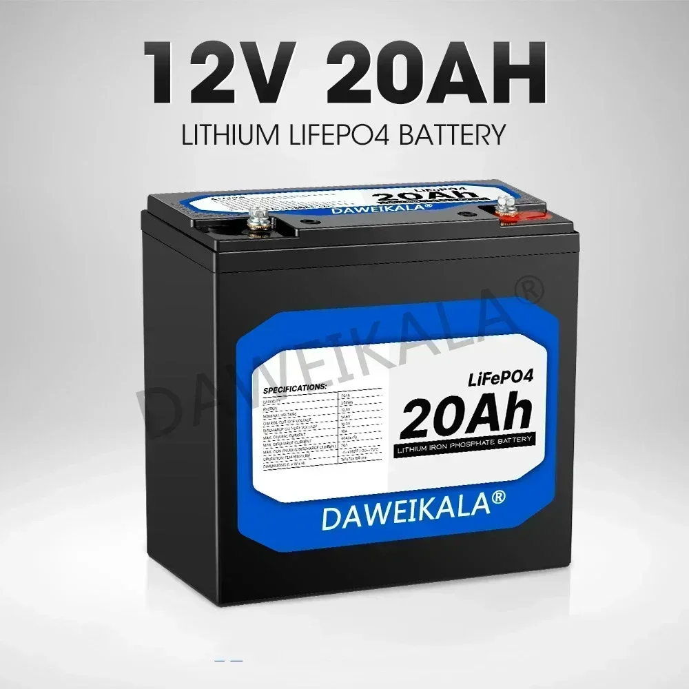 Аккумулятор LiFePo4 12 В 20 Ач литий-железо-фосфатный