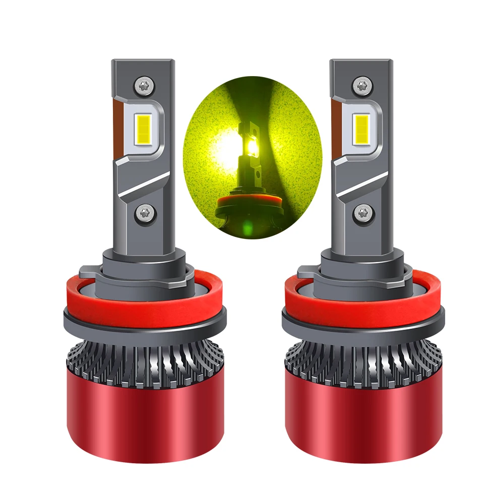 

4300K H7 H4 H8 H11 LED Car Lamps HB3 9005 HB4 9006 HIR2 9012 H7 LED Headlight Bulb 90W 6000K 3000K Lemon Yellow LED Fog Lights