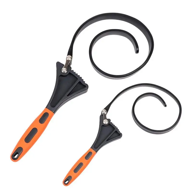 

Oil Filter Strap Wrench Non-skid Flexible Strap Wrench Oil Filter Handle Multi Tool For Bottles Jars Plumbing Fixtures Oil