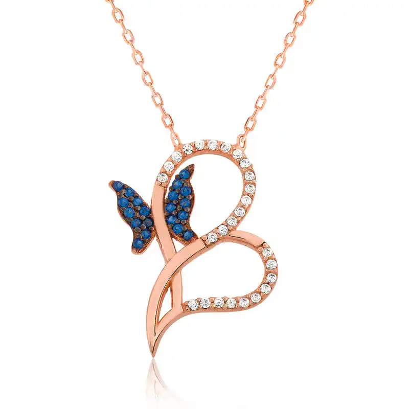 

Tevuli 925 Sterling Silver in My Heart Butterfly Lady Necklace