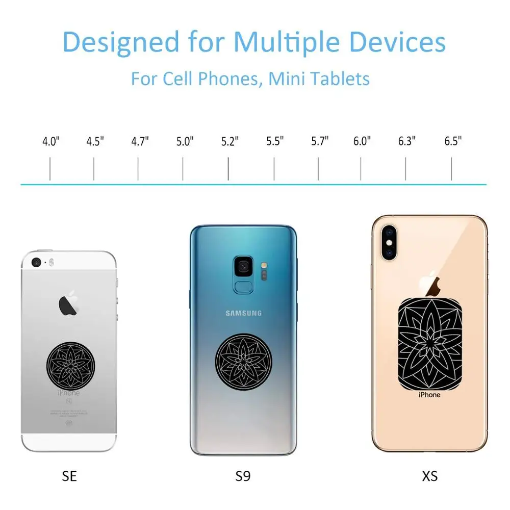 Universal Metal Plate For Magnetic Car Phone Holder Stand Thin Sticker Disk Magnet Platte Iron Sheets For Car Mount Smartphone