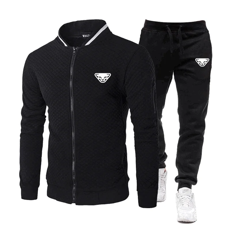 

2023 brand spring and autumn DYNRFIT fashion zipper sweater casual sportswear men's suit + pants suit