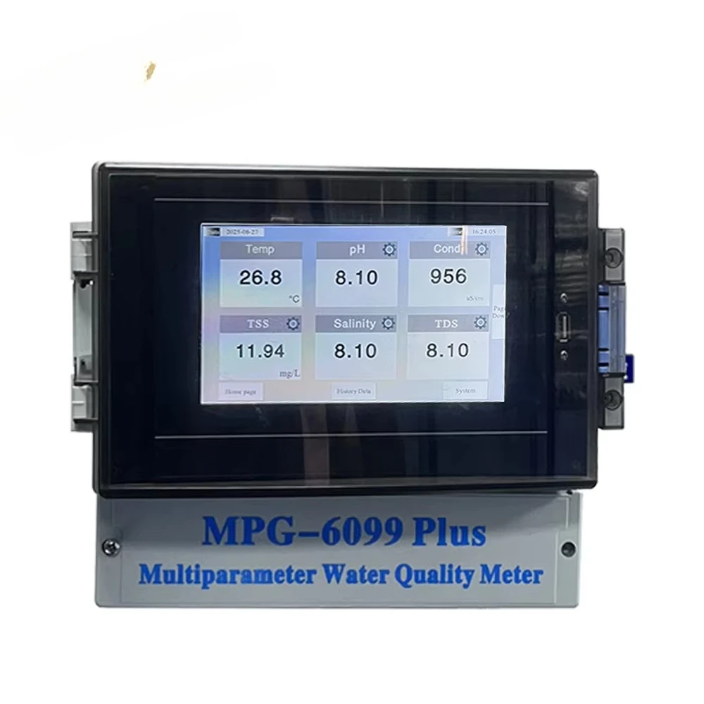 Многопараметрический IoT-анализатор MPG-6099Plus 7-в-1 для измерения pH, EC, TDS, COD, TSS в воде, с интерфейсом RS485, онлайн-цена (art.: 3920d9740cfdb) - 3920d9740cfdb