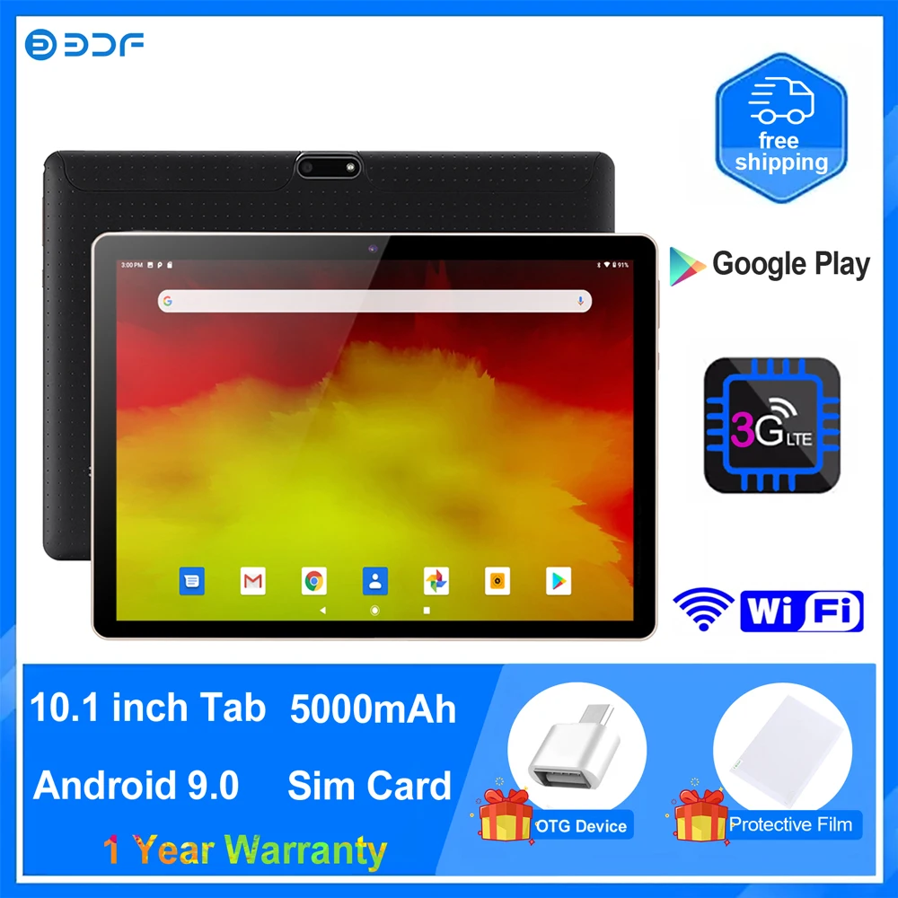 

Планшет с 10,1-дюймовым дисплеем, ОЗУ 2 Гб, ПЗУ 32 ГБ, Android 2022